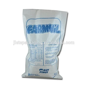 transparent polypropylene PP woven rice sacks bags made in China