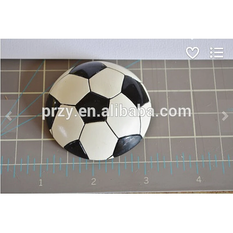 2015 hotsale Soccer Ball gum paste silicone cake mold