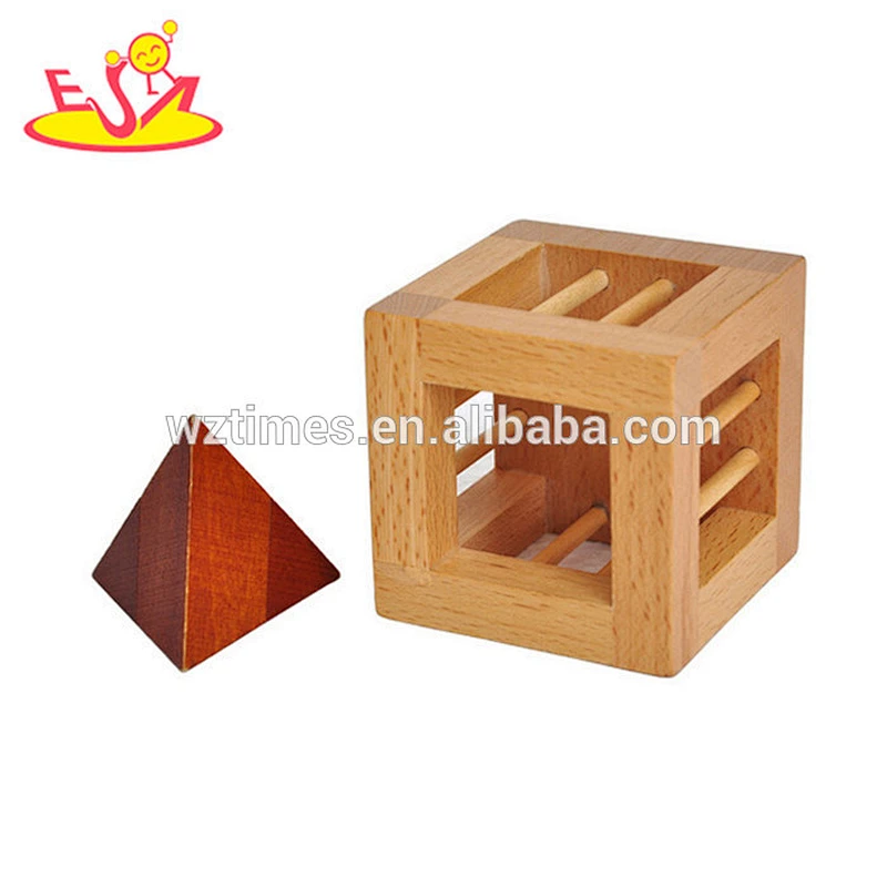 Wholesale hottest sale wooden interlocking toy for children's training W11C039