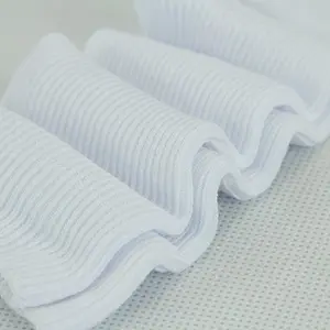 100% Full Colored Cotton Children Baby Knee High Turn Over Socks