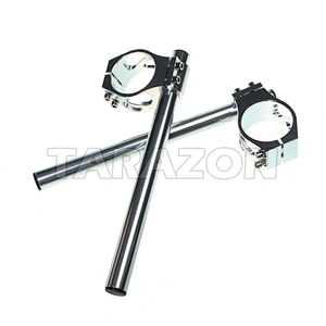 Aftermarket Custom Aluminum Motorcycle Handlebars Clip On For Kawasaki