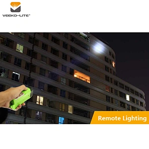 2018 HOT SELLING 2 IN 1 800MAH LEAD-ACID RECHARGEABLE SOLAR SENSOR PLASTIC FLASHLIGHT