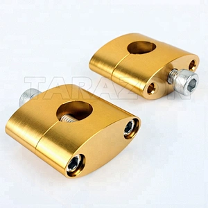 Custom aluminum motorcycle handlebar risers clamp for honda