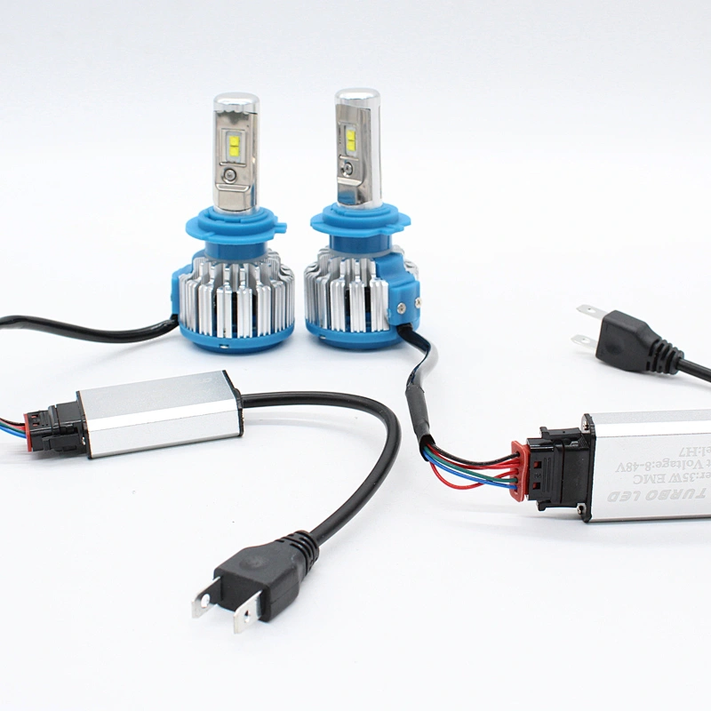 High Performance T1 H7 Turbo Auto Led Headlights