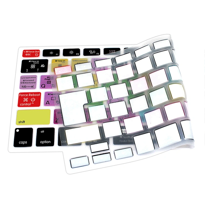 waterproof keyboard protector OSX Shortcut Keyboard Protector for Mac Japanese Laptop Keyboard Skins for macbook pro 13
