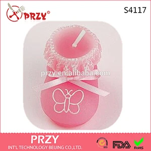 S4117 PRZY Baby shoe molding candle silicone mold handmade soap mold cake decorations