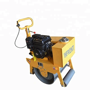 300KG Engine Optional Hand Push Small Road Roller Compactor YFR-D600