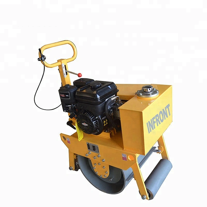 300KG Engine Optional Hand Push Small Road Roller Compactor YFR-D600