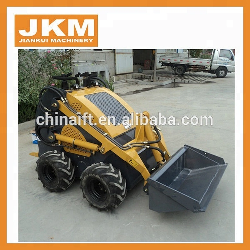 Mini skid steer loader with four in one bucket attachment, 4in1 bucket loader attachment for sale