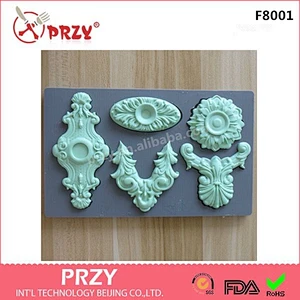 PRZY cute Fondant Mould silicone chocolate Mold fondant silicone molds for cake decorator