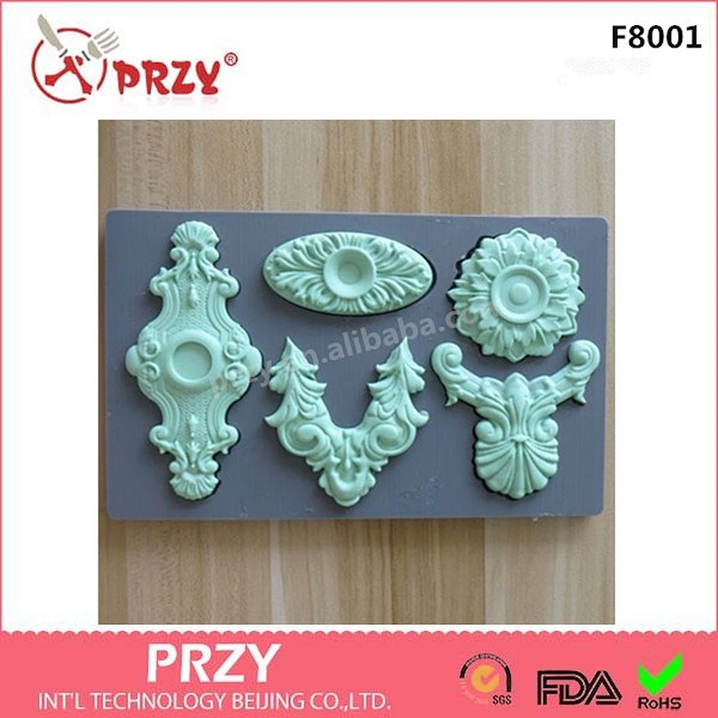 PRZY cute Fondant Mould silicone chocolate Mold fondant silicone molds for cake decorator