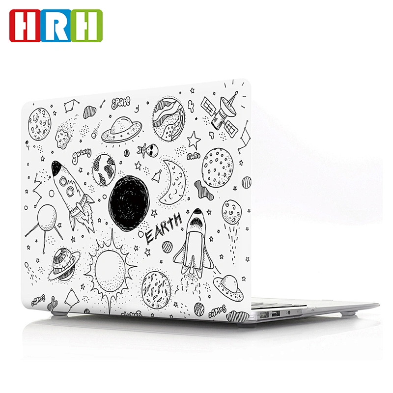 Cartoon Space Series odm oem pc case printer dust cover Hard Shell  For macbook pro 17 hard shell case Air Pro Touch Bar for mac