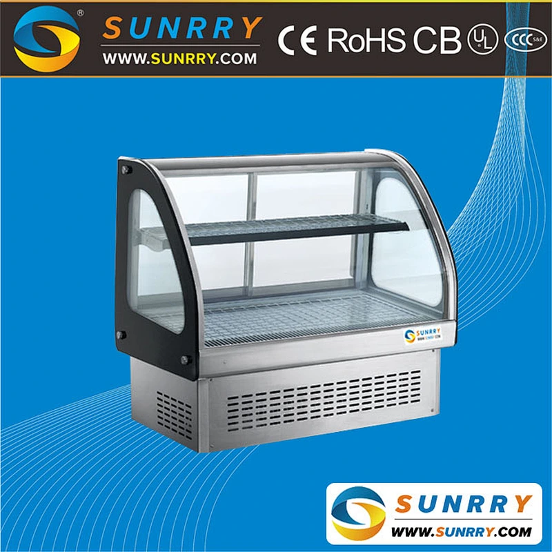 Commercial countertop stainless steel hot cake display showcase price