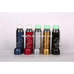 Fashion Style 500 ml 304 Stainless Steel Vacuum Mug with Bullet Vacuum Water Bottle for Sport and Travel