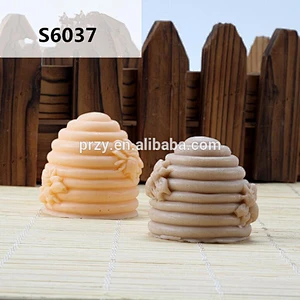 S6037 Hives bees DIY silicone soap mold