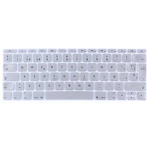 Spanish Silicone keyboard cover laptop keyboard cover for MACBOOK 12 inch keyboard cover new pro a1708