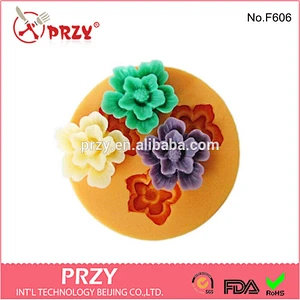 F606 flower fondant decorative mold