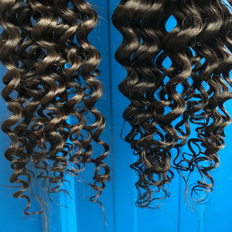 No shedding no tangle 26 28 30 inch kinky curly  virgin cambodian hair natural hair extensions