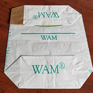 Industrial use kraft paper packaging bag/sacks for chemical,mortar,cement,tile adhesive20kg 25kg