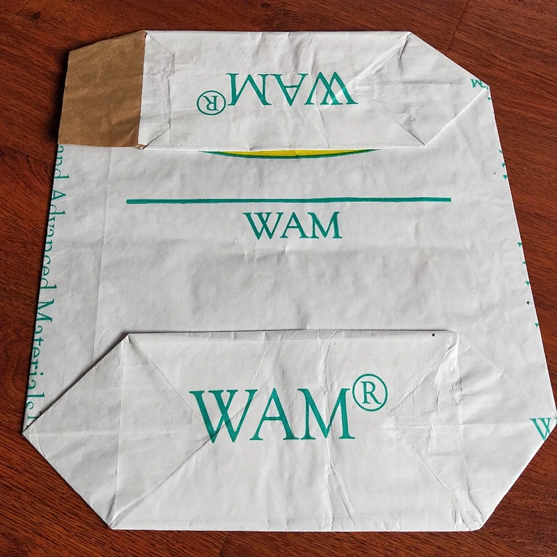 Industrial use kraft paper packaging bag/sacks for chemical,mortar,cement,tile adhesive20kg 25kg