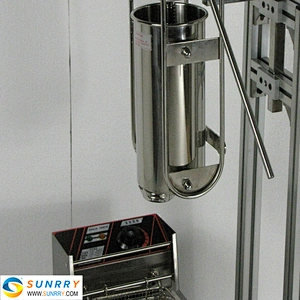 5L Automatic Mini Churros Filling Machine For Sale Made Of Stainless Steel With 6L Electric Fryer (SUNRRY SY-CH5D)