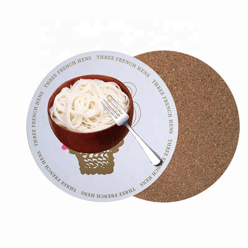 Professional customized home products anti-skid table mat round
