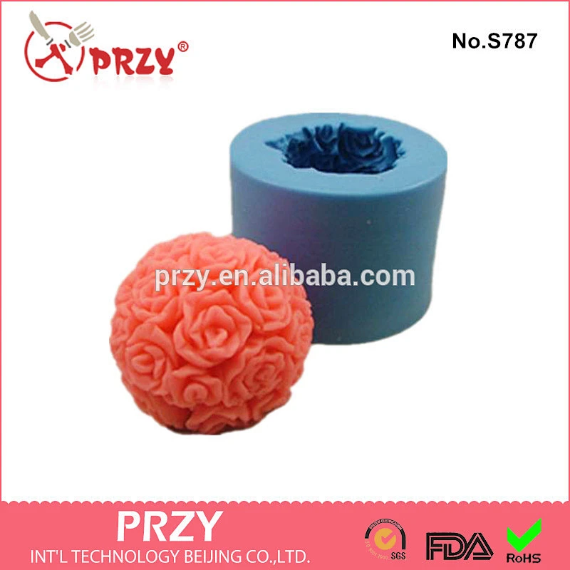 silicone rose molds for soap\handmade silicone soap moulds