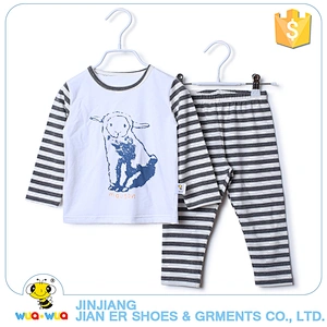 Cotton Kids Sleeping Wear Soft Cartoon Print pajama Winter Suits Clothes