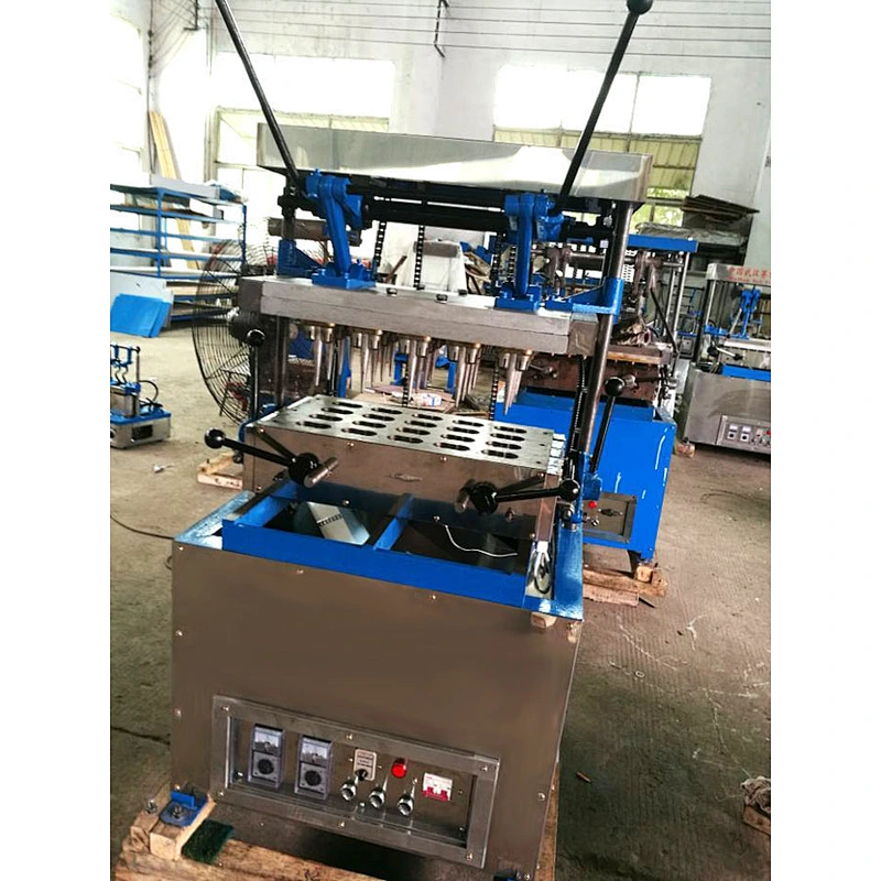 Automatic Electric Ice Cream Cone Making Machine and Ice Cream Egg Cone Baker