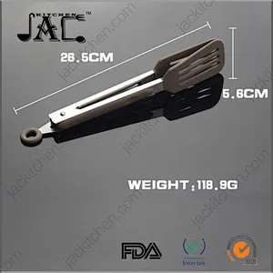 Wholesale Stainless Steel Pp 9 Inch Food Tongs