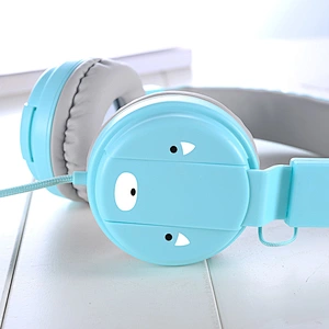 2019 Latest design cute headband oem wired wholesale kids headset