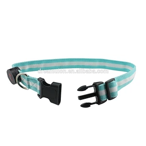 LED Light Glow Nylon Adjustable Colorful Pet DOG Puppy Cat Collar High Quality