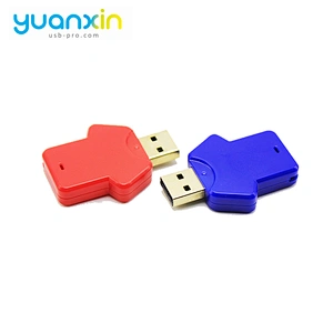Promotional gift business bulk cheap plastic case usb flash drive