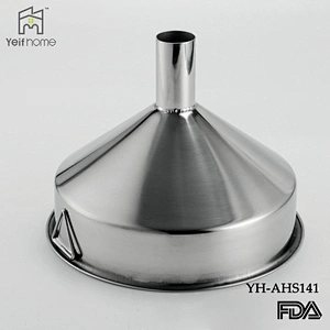 Food grade Kitchen Tool stainless steel oil funnel