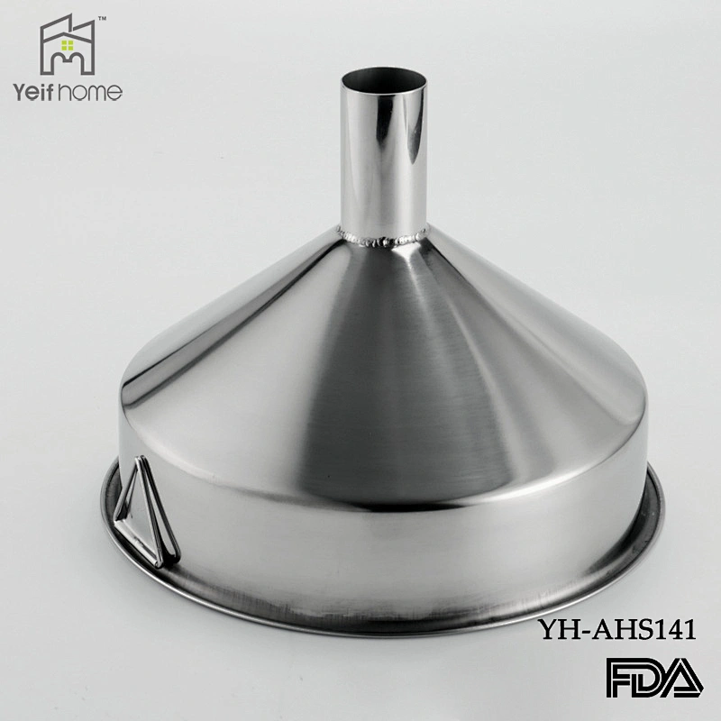 Food grade Kitchen Tool stainless steel oil funnel