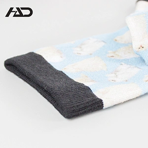 custom 3D logo digital printed photo print socks printing