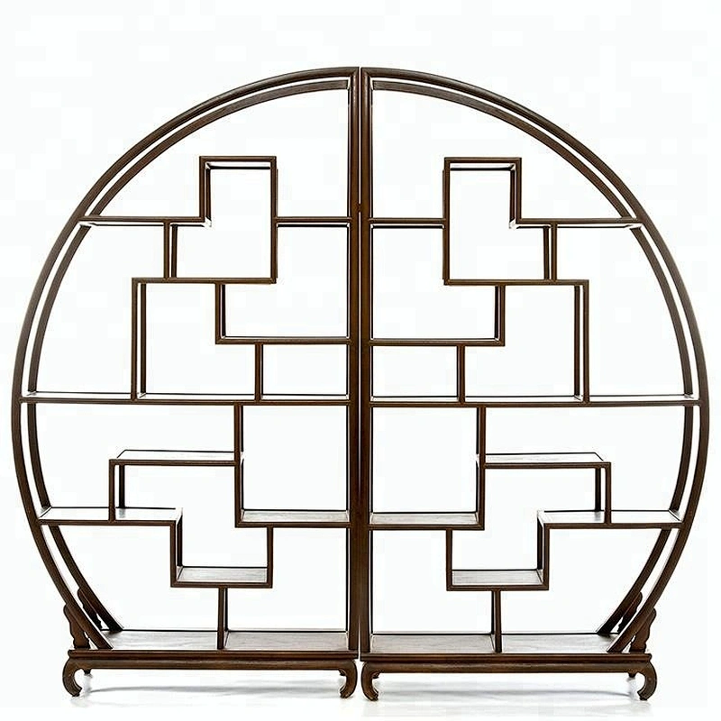 chinese antique pine wood display shelf furniture