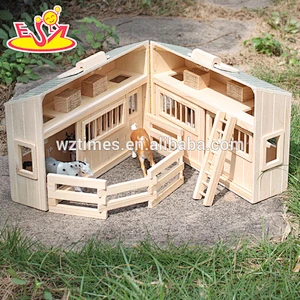 2018 Großhandelsmode aus Holz Bauernhofspielzeug für Kinder spielen W06A166
