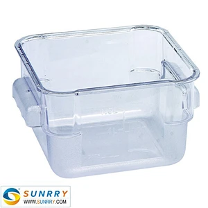 PC Square Storage Container food storage container glass vacuum food storage container for NSF approved (SY-SC11A SUNRRY)