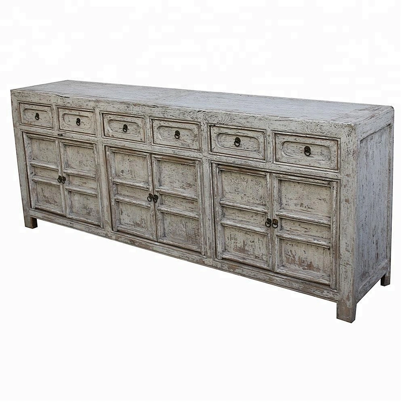 wholesale beijing chinese antique distressed rustic lobby sideboard furniture