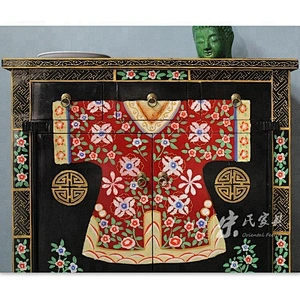 Chinese Antique painted Furniture, Fashionable Luxury Wood Sideboard