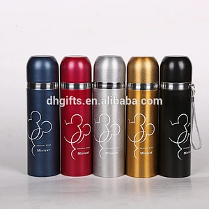 Fashion Style 500 ml 304 Stainless Steel Vacuum Mug with Bullet Vacuum Water Bottle for Sport and Travel