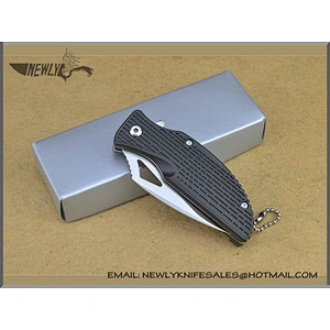 Outdoor Camping Survival Folding Tactical Pocket Knife With Fire Stick