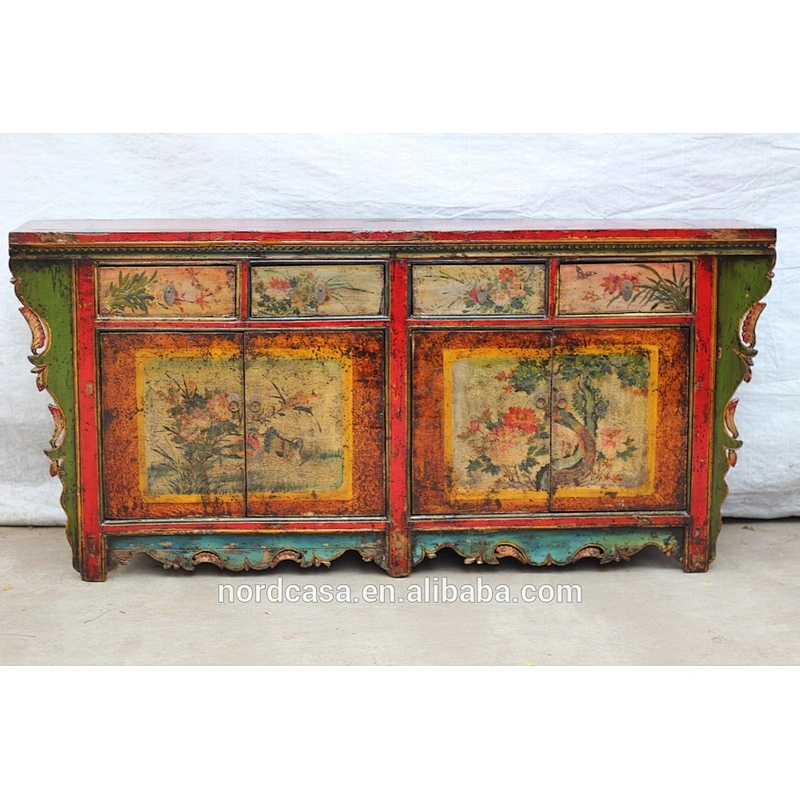 2015 hot sale Living room drawing cabinet Chinese style antique furniture cabinet