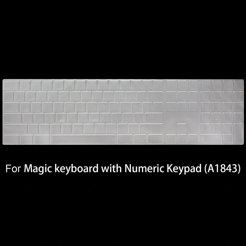 Clear tpu laptop keypad cover for  Magic Keyboard with Numeric Keypad A1843 MQ052LL/A