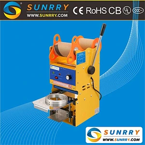 Guangzhou Machinery High Output 300-500 cup/h Plastic Cup Sealer Machine