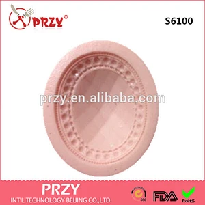 Big Diamond Brooch silicone mold for soap decorating