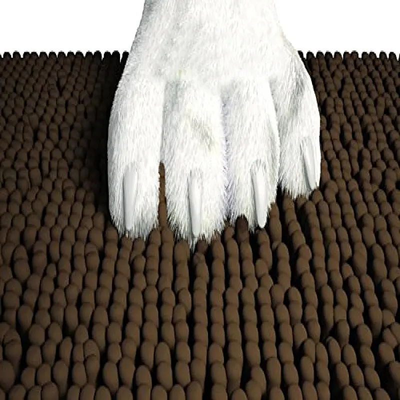 Super Absorbent Clean Mat - Perfect for Pets - Brown