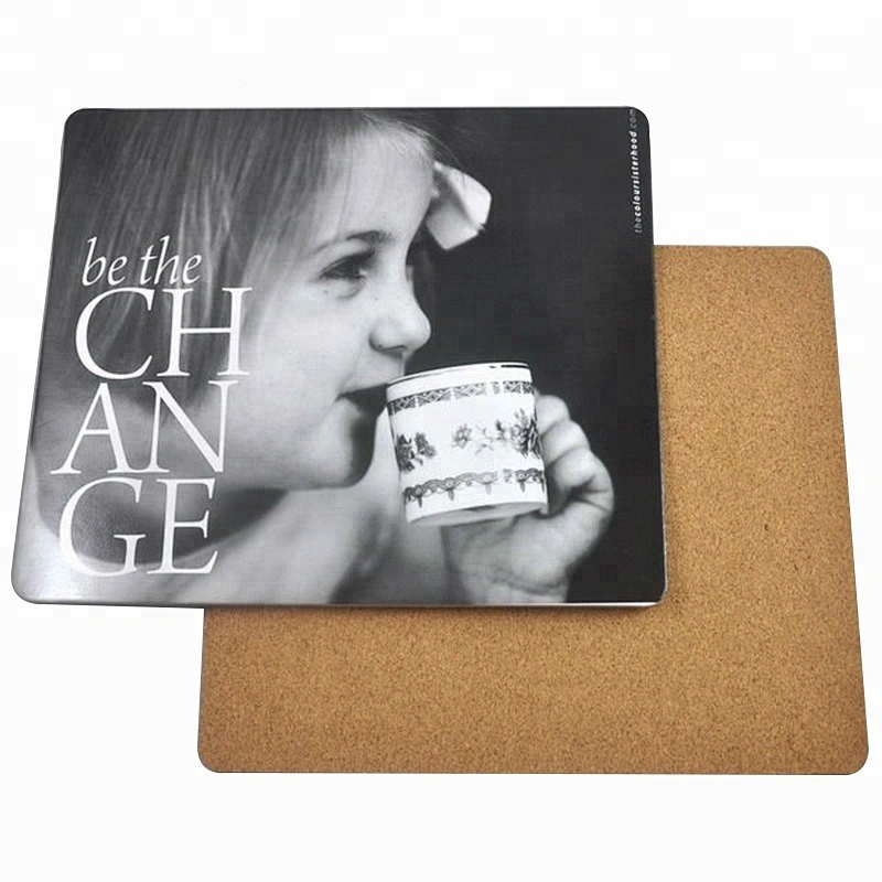 2016 Made in china new product dining wooden placemat mdf cork table mat