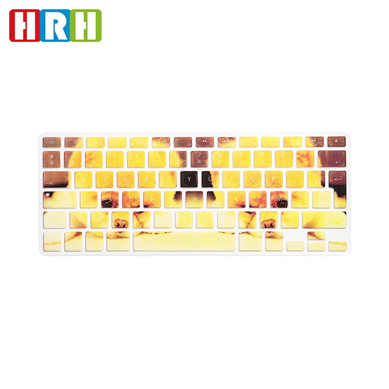 Ali baba french china waterproof keyboard protector French Keyboard Skins custom silicone keyboard cover for Macbook Pro 13 15